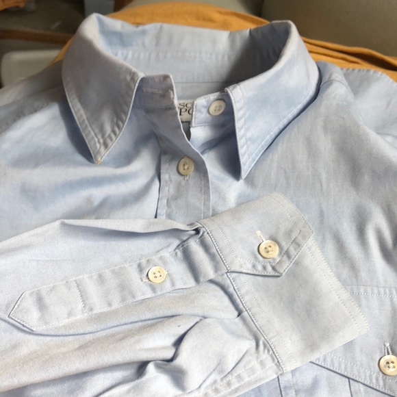 Escada Sport 100% Cotton Button Down Blue Shirt - Picture 3 of 7